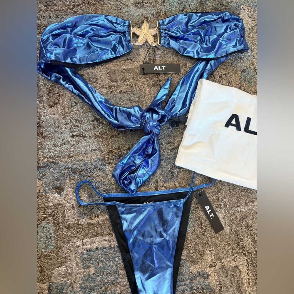 ALT+ Blue Bikini Set - Picture 2 of 3